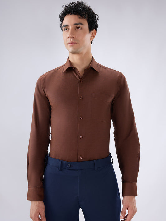 Park Avenue Orange Formal Shirt