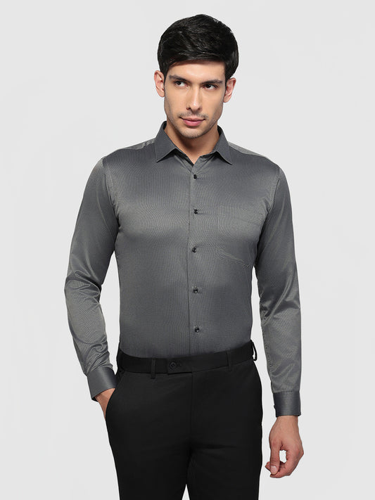 Park Avenue Grey Formal Shirt