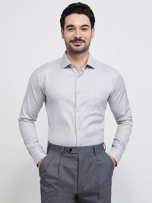Park Avenue Grey Formal Shirt