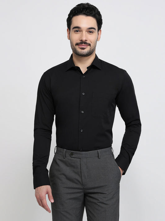 Park Avenue Black Formal Shirt
