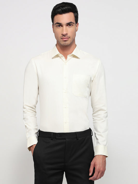 Park Avenue Yellow Formal Shirt
