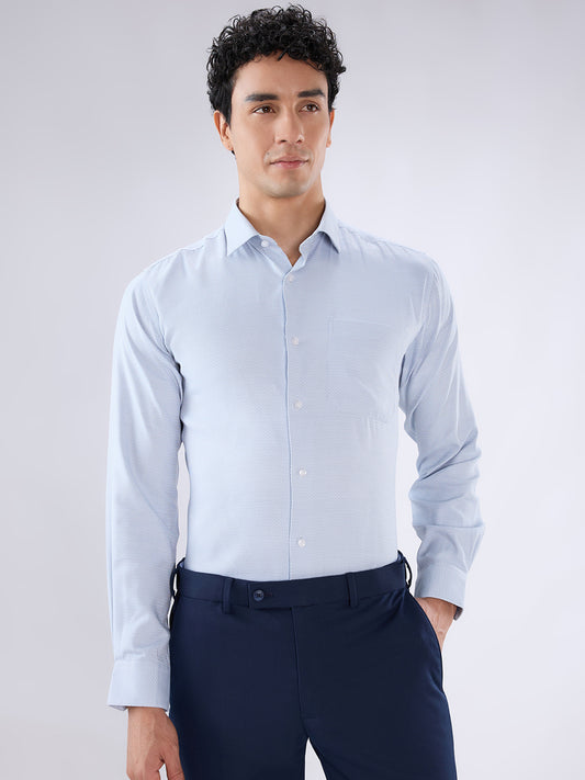 Park Avenue Blue Formal Shirt