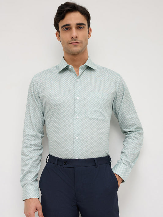 Park Avenue Blue Formal Shirt