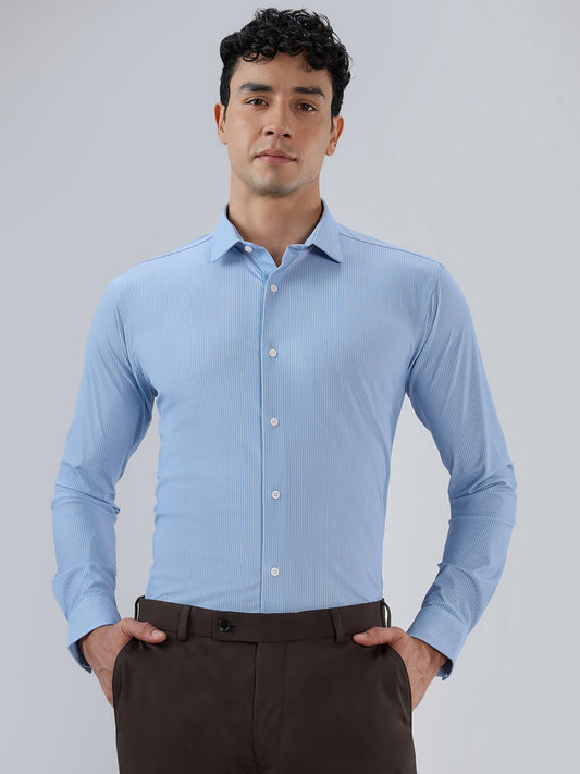 Park Avenue Blue Formal Shirt
