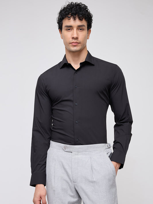 Park Avenue Black Formal Shirt
