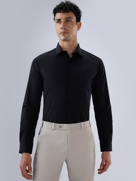 Park Avenue Black Formal Shirt