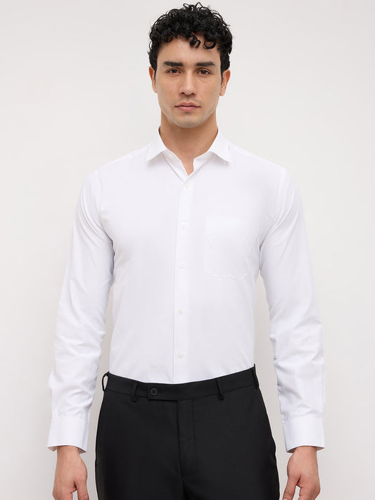 Park Avenue White Formal Shirt
