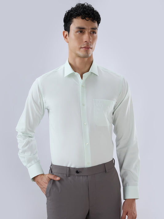Park Avenue Green Formal Shirt