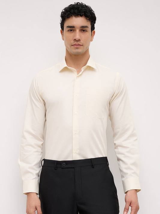 Park Avenue Yellow Formal Shirt