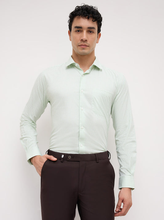 Park Avenue Green Shirt 
