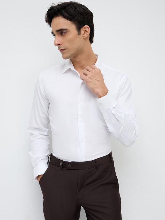 Park Avenue White Formal Shirt
