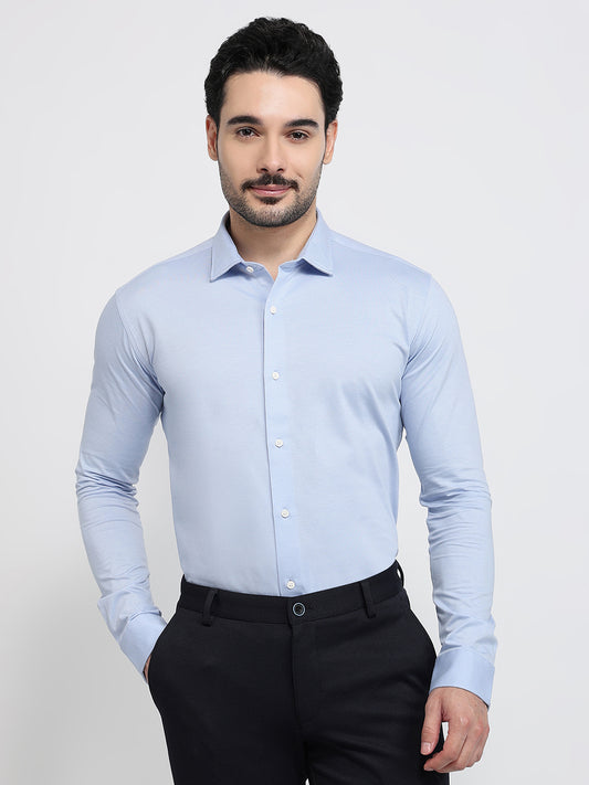 Park Avenue Blue Formal Shirt