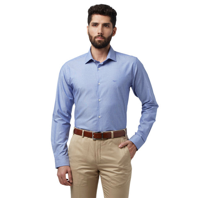 Park Avenue Blue Formal Shirt