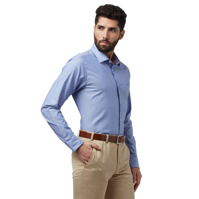 Park Avenue Blue Formal Shirt