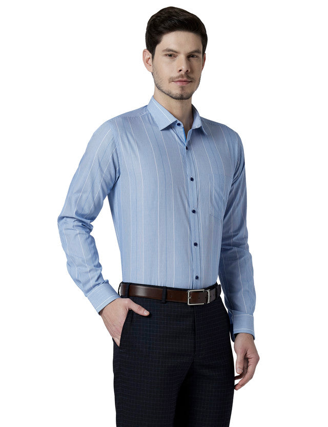 Park Avenue Blue Formal Shirt