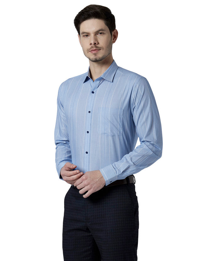 Park Avenue Blue Formal Shirt