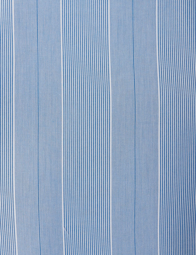 Park Avenue Blue Stripe Slim Fit Cotton Formal Shirt