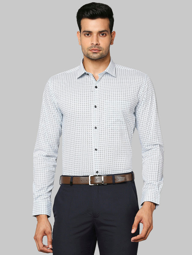 Park Avenue Blue Formal Shirt