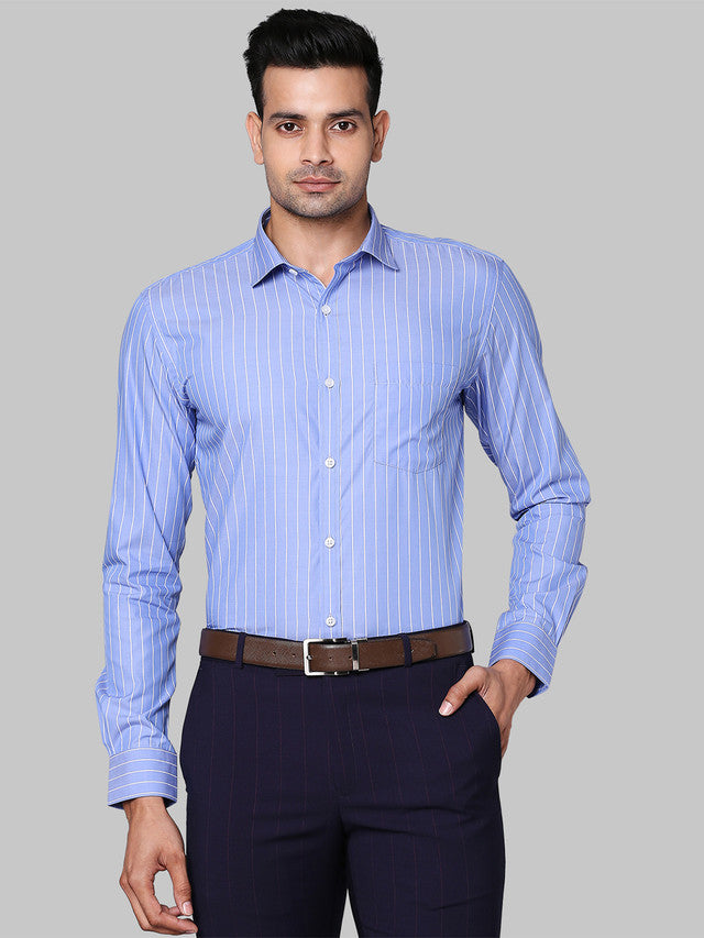 Park Avenue Blue Formal Shirt