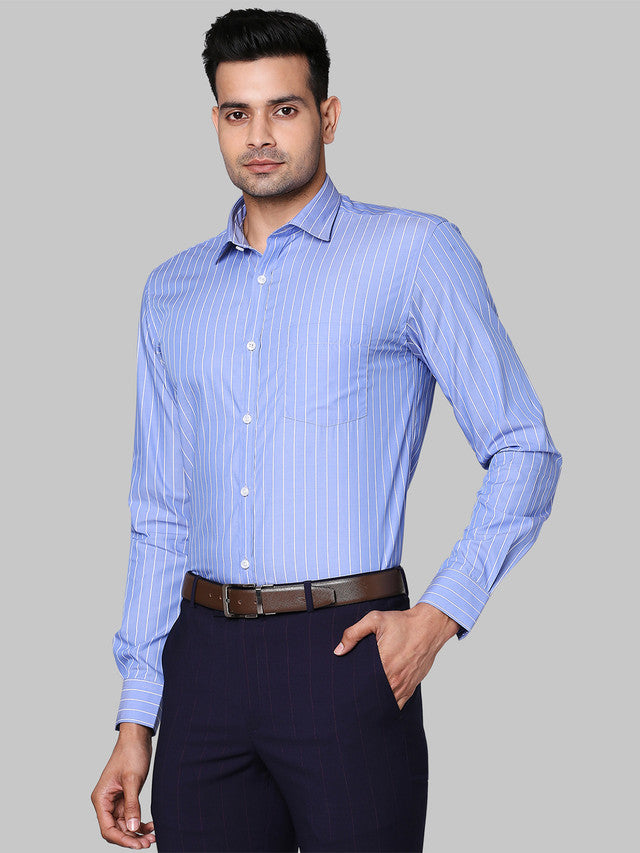 Park Avenue Blue Formal Shirt