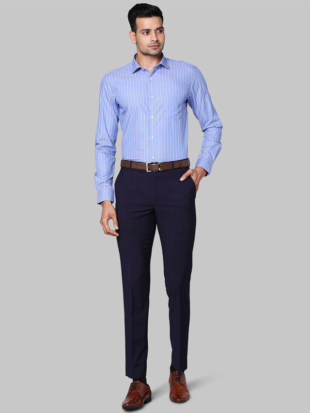 Park Avenue Blue Formal Shirt