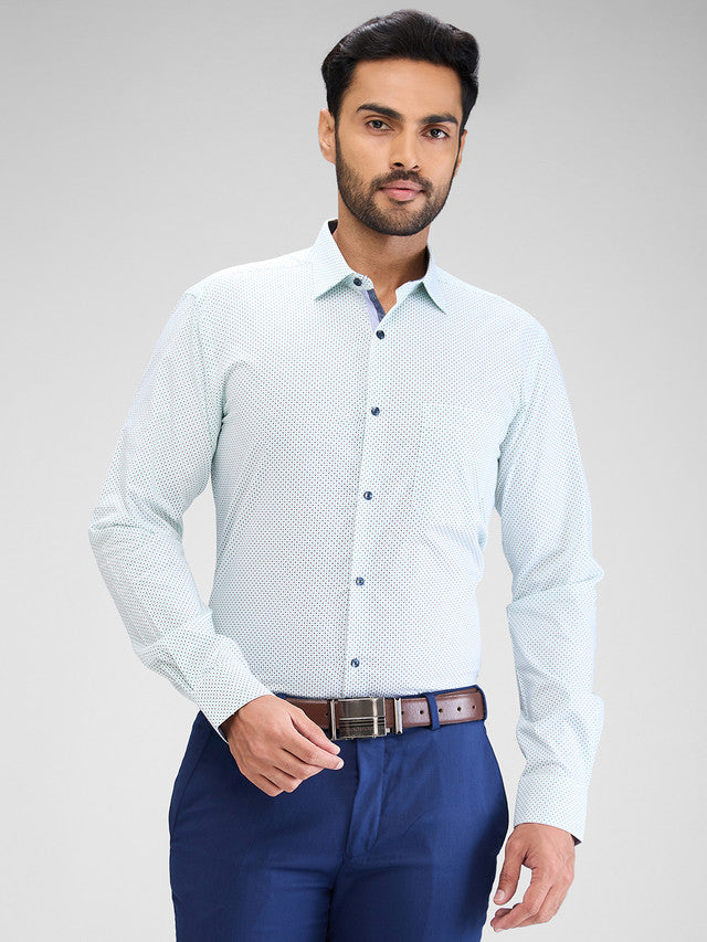 Park Avenue Blue Formal Shirt