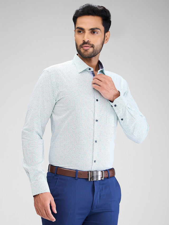 Park Avenue Blue Formal Shirt