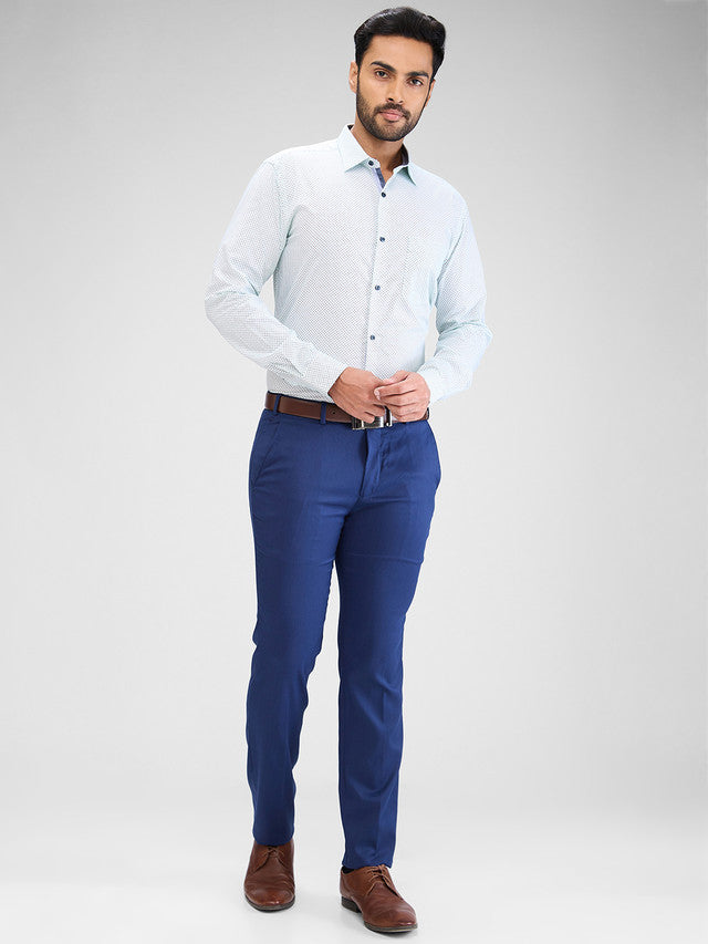 Park Avenue Blue Formal Shirt