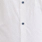 Park Avenue Men White Printed Slim Fit Cotton Formal Shirt