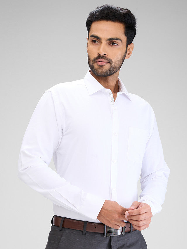 Park Avenue White Formal Shirt