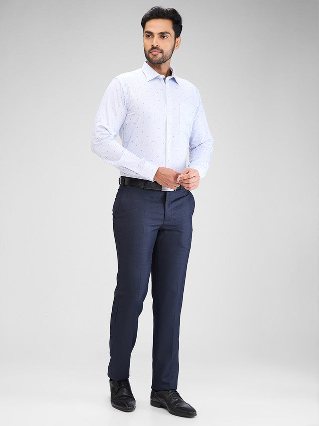 Park Avenue Blue Formal Shirt