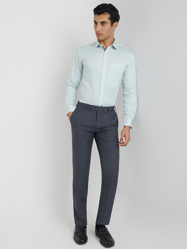 Park Avenue Green Formal Shirt