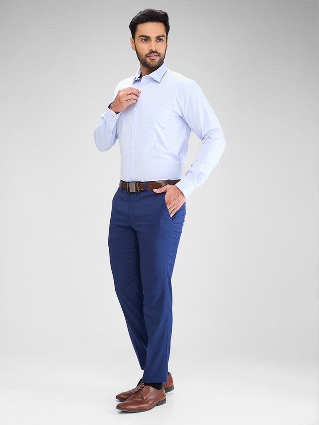 Park Avenue Blue Formal Shirt