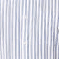 Park Avenue Men Blue Striped Slim Fit Full Sleeve Semi Cut Away Collar Shirt