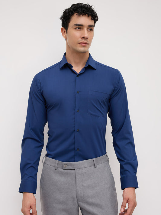 Park Avenue Blue Formal Shirt