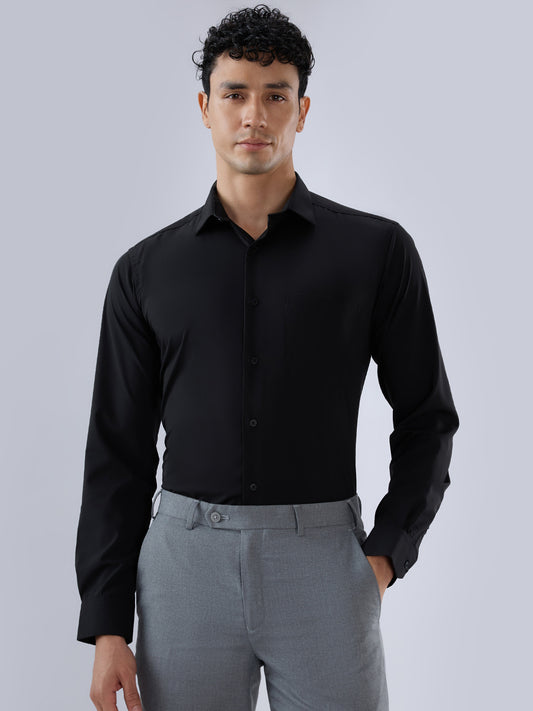 Park Avenue Black Formal Shirt
