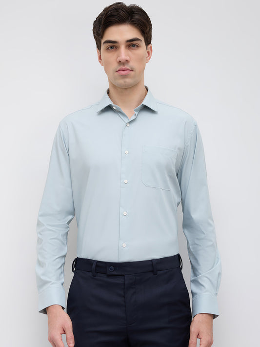 Park Avenue Green Formal Shirt