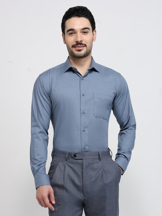 Park Avenue Blue Formal Shirt