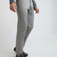 Park Avenue Men Grey Super Slim Fit Solid Trouser