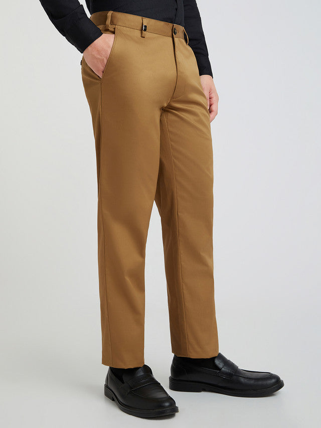 Men Super Slim Fit Black Chinos & Trouser