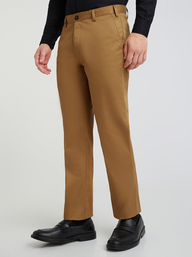 Men Super Slim Fit Black Chinos & Trouser