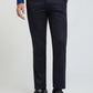 Men Black Super Slim Fit Solid Cotton Trouser