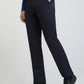 Men Black Super Slim Fit Solid Cotton Trouser