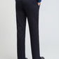 Men Black Super Slim Fit Solid Cotton Trouser