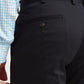 Men Black Super Slim Fit Solid Cotton Blend Trouser