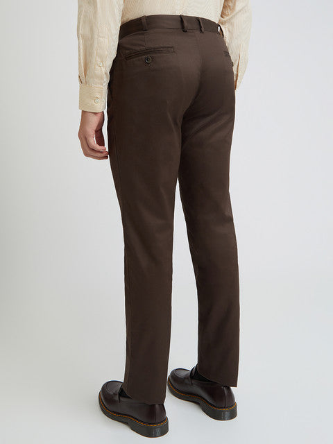 Men Regular Fit Black Chinos