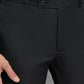 Park Avenue Men Black Slim Fit Structure Trouser