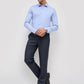Park Avenue Men Blue Slim Fit Structure Trouser
