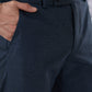 Park Avenue Men Blue Slim Fit Structure Trouser