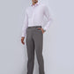 Park Avenue Men Grey Slim Fit Structure Trouser